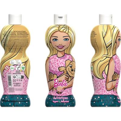 Barbie 2in1 delikatny żel pod prysznic i szampon dla dzieci 400 ml
