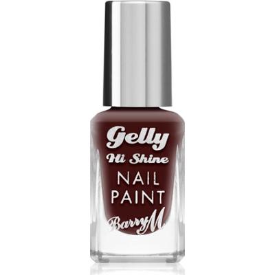 Barry M Gelly Hi Shine lakier do paznokci odcień Black Cherry 10 ml