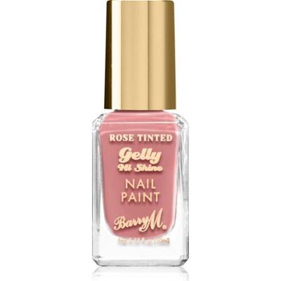 Barry M Gelly Hi Shine Rose Tinted lakier do paznokci odcień Crushed 10 ml