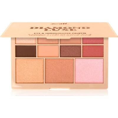 Barry M Diamond Luxe paletka cieni do powiek i rozświetlaczy 38 g