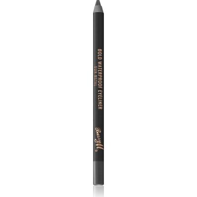 Barry M Bold Waterproof Eyeliner wodoodporna kredka do oczu odcień Gun Metal 1,2 g