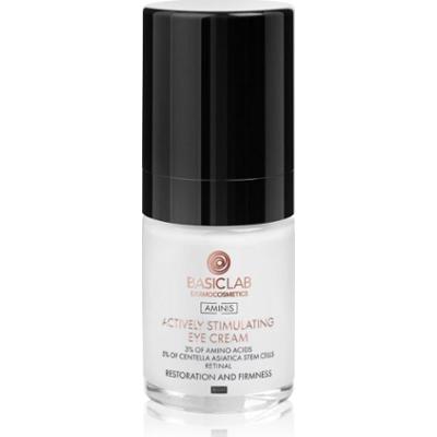 BasicLab Dermocosmetics Aminis krem pod oczy wygładzający i ujędrniający na noc 18 ml