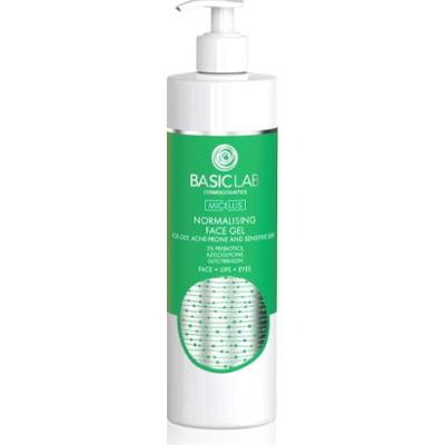 BasicLab Dermocosmetics Micellis normalizujący żel oczyszczający do skóry tłustej ze skłonnością do trądziku 300 ml