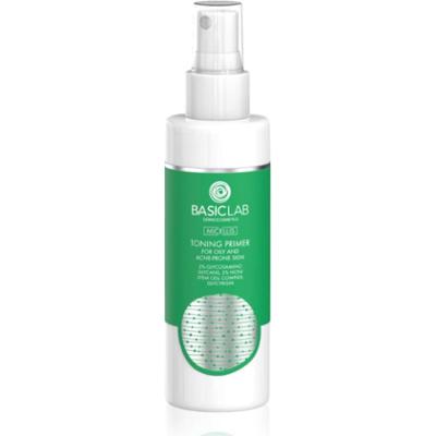 BasicLab Dermocosmetics Micellis tonik do twarzy w sprayu do skóry tłustej ze skłonnością do trądziku 150 ml