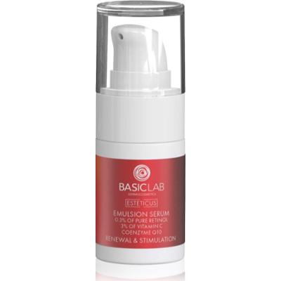 BasicLab Dermocosmetics Esteticus emulsja odnawiająca na noc 0.3% Pure Retinol 15 ml