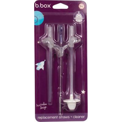 B.Box Replecement Straws + Cleaner słomka silikonowa 3 szt.