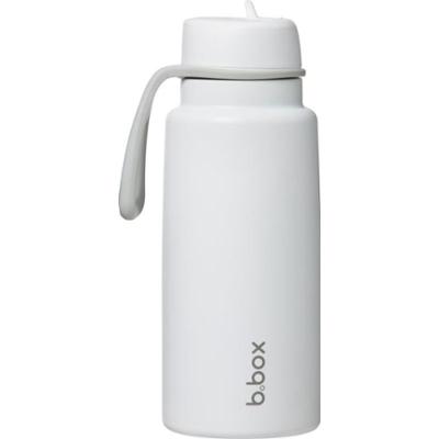 b.box Insulated Flip Top Bottle butelka termiczna White out 1000 ml