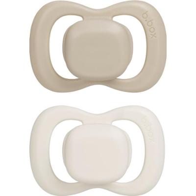B.Box Natural Rubber 0-6m smoczek Vanilla/Latte 2 szt.