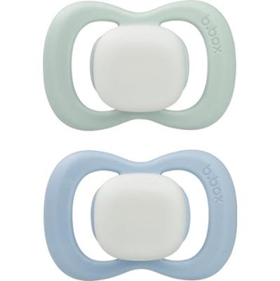 B.Box Glow 0-6m smoczek Sky/Sage 2 szt.