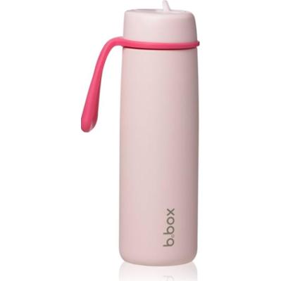 B.Box Stainless Steel Thermos Bottle butelka termiczna ze słomką Pink Paradise 690 ml