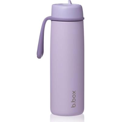 B.Box Stainless Steel Thermos Bottle butelka termiczna ze słomką Lilac Love 690 ml