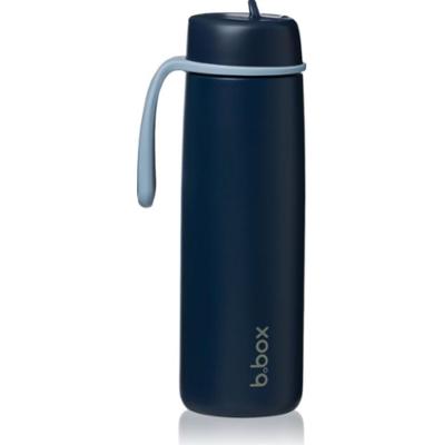 B.Box Stainless Steel Thermos Bottle butelka termiczna ze słomką Midnight 690 ml