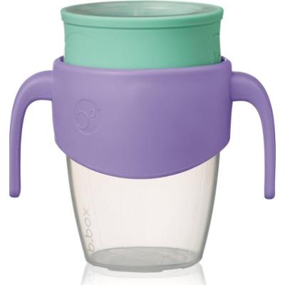 b.box 360° Trainer Cup kubek treningowy z uchwytami Lilac Pop 6m+ 250 ml