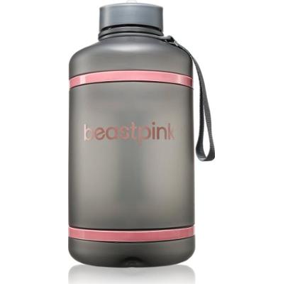 BeastPink Hyper Hydrator butelka na wodę ze słomką kolor Grey 2200 ml