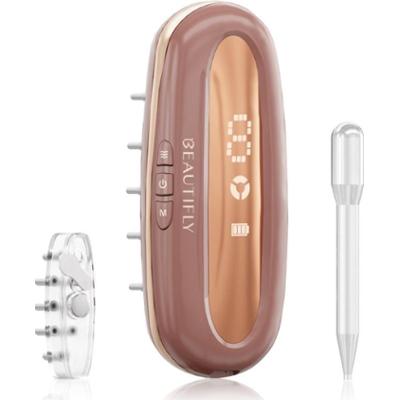Beautifly LaserBoost Pro masażer stymulujący wzrost włosów z podświetleniem LED Rose Gold 1 szt.