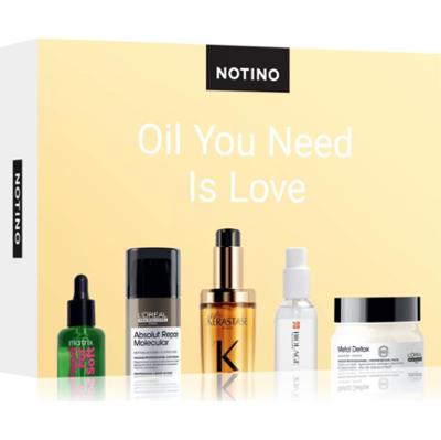 Beauty Discovery Box Notino Oil You Need Is Love zestaw do wszystkich rodzajów włosów