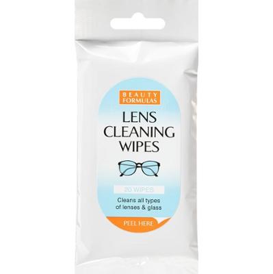 Beauty Formulas Lens Cleaning chusteczki do oczyszczenia okularów 20 szt.