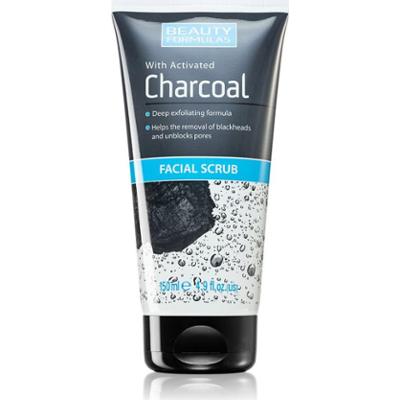 Beauty Formulas Charcoal peeling do twarzy z aktywnym węglem 150 ml