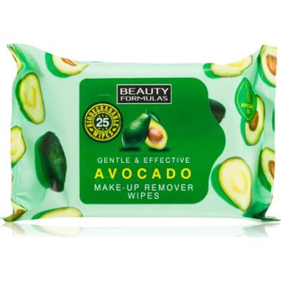 Beauty Formulas Avocado chusteczki nawilżane 25 szt.