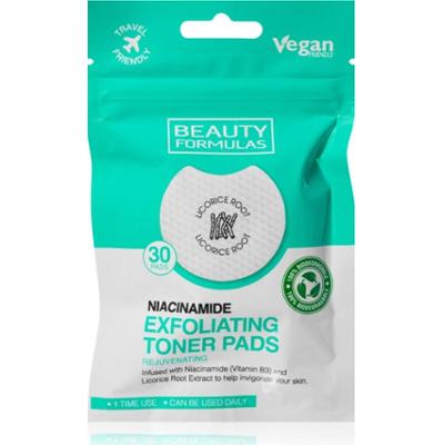 Beauty Formulas Niacinamide waciki do demakijażu dla doskonałej skóry 30 szt.