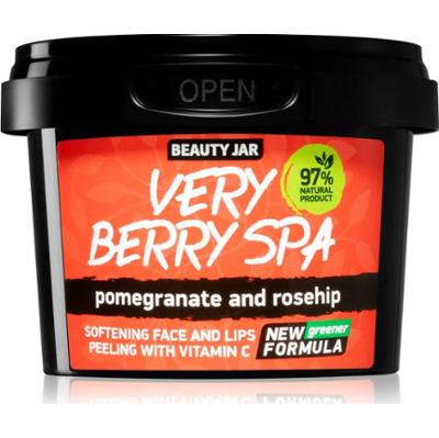 Beauty Jar Very Berry Spa zmiękczający peeling cukrowy do twarzy 120 g