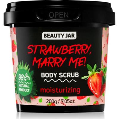 Beauty Jar Strawberry, Marry Me! nawilżający peeling do ciała 200 g