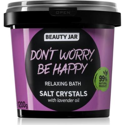 Beauty Jar Don't Worry, Be Happy relaksująca sól do kąpieli o zapachu lawendy 1.2 kg