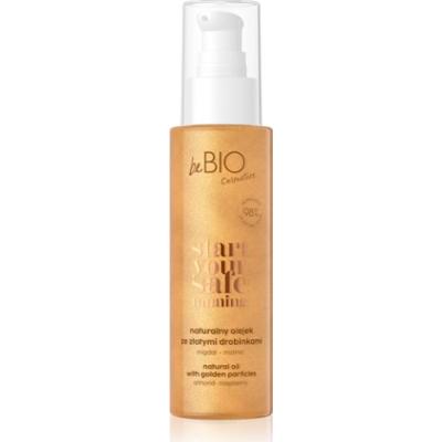 beBIO Safe Tanning odżywczy olejek do ciała z brokatem 100 ml