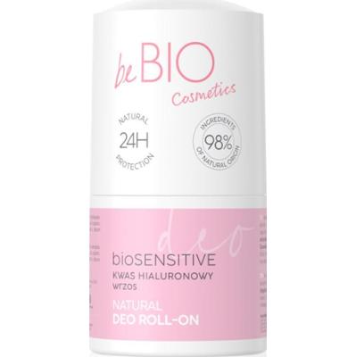 beBIO Hyaluro bioSensitive dezodorant roll-on do skóry wrażliwej 50 ml