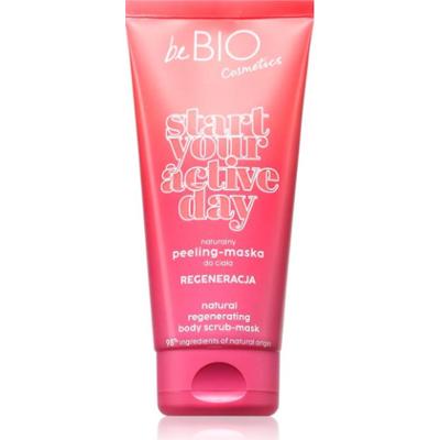 beBIO Start Your Active Day peeling do ciała do regeneracji skóry 200 ml