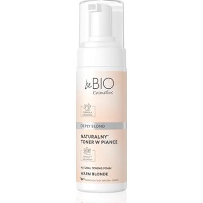 beBIO Natural Foam Toner Warm Blonde pianka tonująca do włosów 120 ml