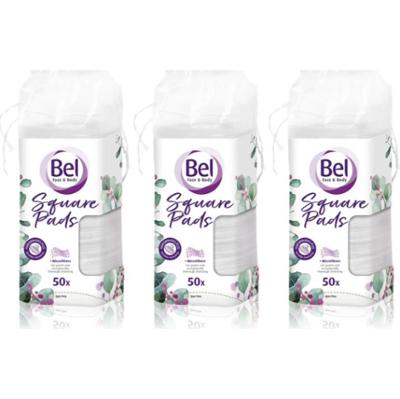 Bel Face & Body Square Pads waciki do demakijażu wygodne opakowanie 3x50 szt.