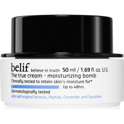 belif The True Cream Moisturizing Bomb krem głęboko nawilżający s ceramidy a peptidy 50 ml