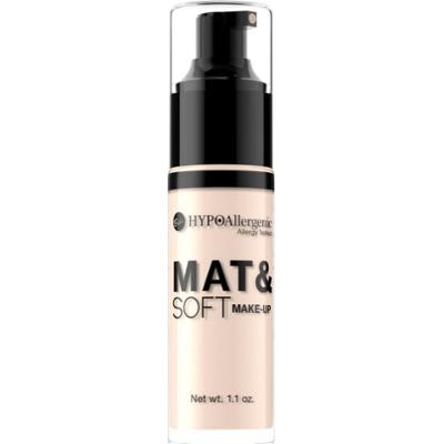 Bell HYPOallergenic Mat&Soft lekki podkład matujący odcień 00 Alabaster 30 ml