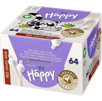 BELLA Baby Happy 100% cotton patyczki higieniczne dla dzieci 64 szt.