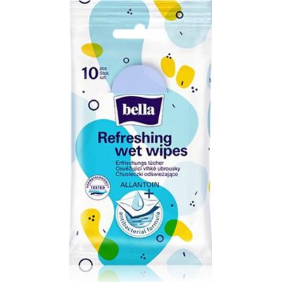 BELLA Refreshing wet wipes odświeżające chusteczki nawilżane 10 szt.