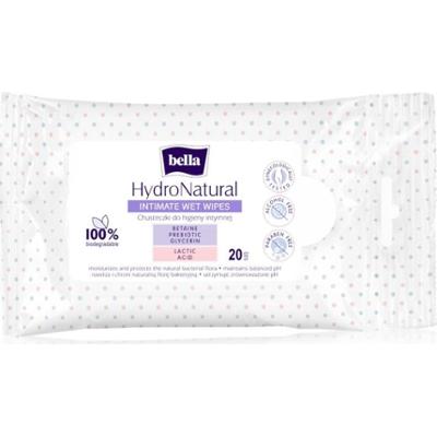 BELLA HydroNatural chusteczki nawilżane do higieny intymnej 20 szt.