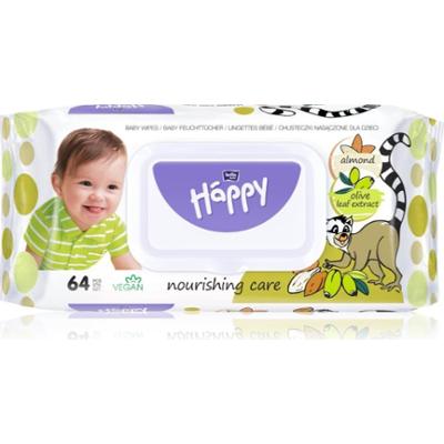 BELLA Baby Happy Almond and Olive Leaf Extract nawilżane chusteczki oczyszczające dla dzieci 64 szt.