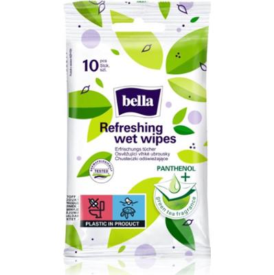 BELLA Refreshing wet wipes odświeżające chusteczki nawilżane 10 szt.
