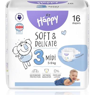 BELLA Baby Happy Soft&Delicate pieluchy jednorazowe Midi 5-9 kg 16 szt.