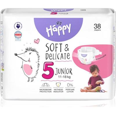 BELLA Baby Happy Soft&Delicate pieluchy jednorazowe Junior 11-18 kg 38 szt.