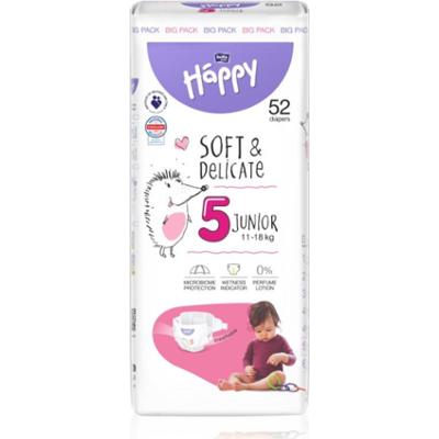 BELLA Baby Happy Soft&Delicate pieluchy jednorazowe z kanałami 11-18 kg 52 szt.