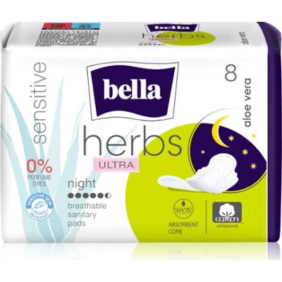 BELLA Herbs Ultra Night podpaski na noc Aloe Vera 8 szt.