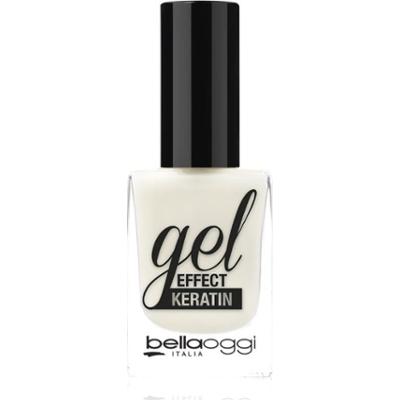 bellaoggi Gel Effect Keratin Nail Polish lakier do paznokci odcień Milky White 10 ml