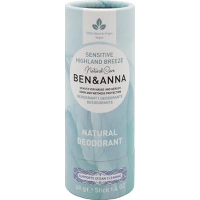 BEN&ANNA Sensitive Highland Breeze dezodorant w sztyfcie 40 g
