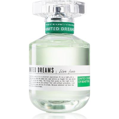 Benetton United Dreams for her Live Free woda toaletowa dla kobiet 80 ml