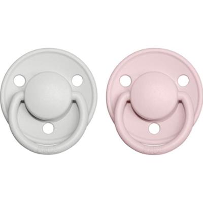 BIBS De Lux Natural Rubber Size 2: 6+ months smoczek Haze / Blossom 2 szt.