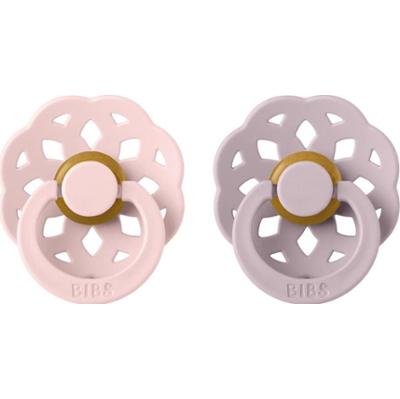 BIBS Boheme Natural Rubber Size 2: 6+ months smoczek Blossom / Dusky Lilac 2 szt.