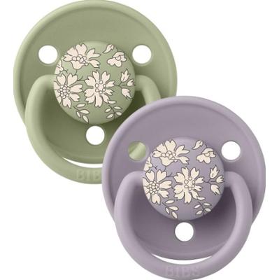 BIBS x Liberty De Lux One Size smoczek Fossil Grey / Sage 2 szt.