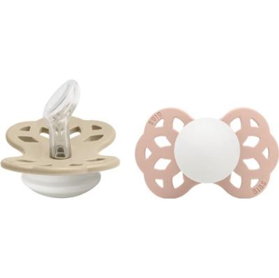 BIBS Infinity NIght Anatomical smoczek Vanilla / Blush 2 szt.